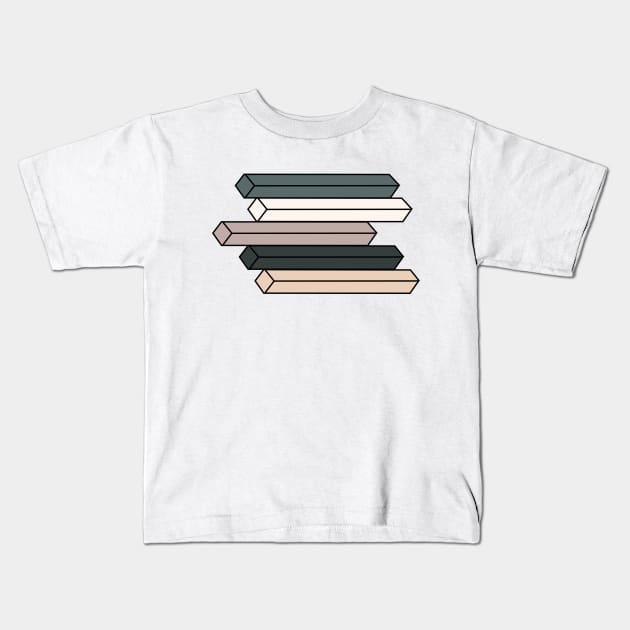 Bars Kids T-Shirt by mcinneslauren